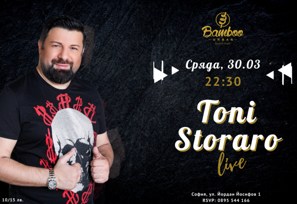 Toni Storaro 30.03(Facebook Event Cover)