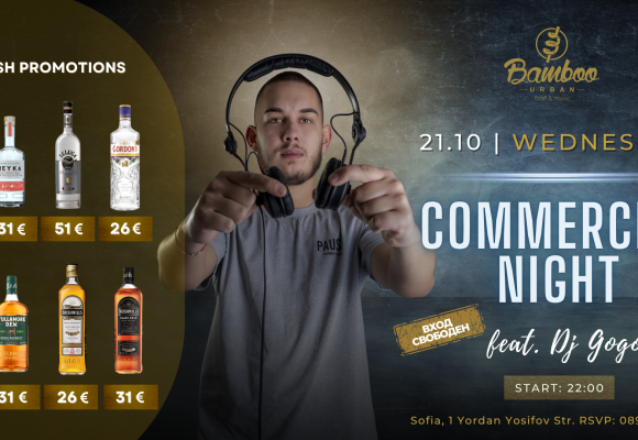 Commercial night 21.10 Facebook Event Cover)